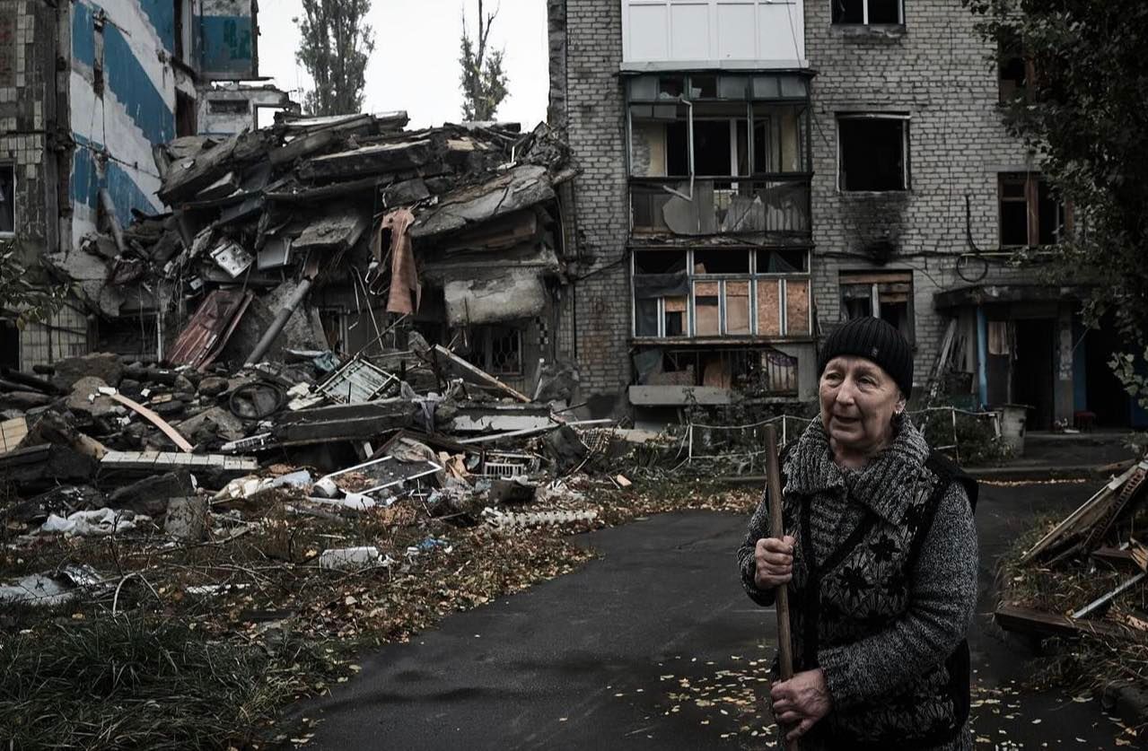 เมือง Avdiivka ซึ่งขณะนี้รัสเซียกำลังพยายามทำลายล้าง